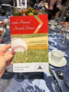 DC Trial Lawyers Association’s Annual Awards Dinner