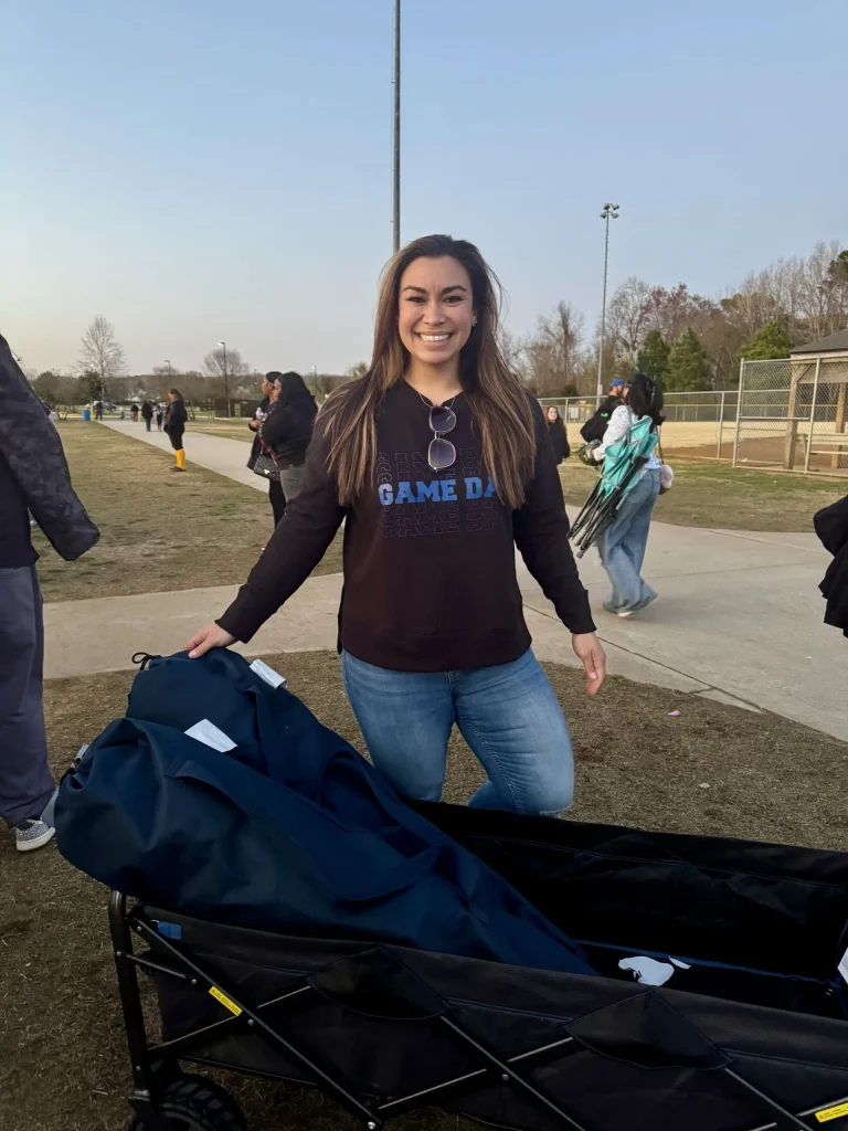 Play Ball! Jennifer Porter Law at Deep Creek Athletic Association’s Opening Day
